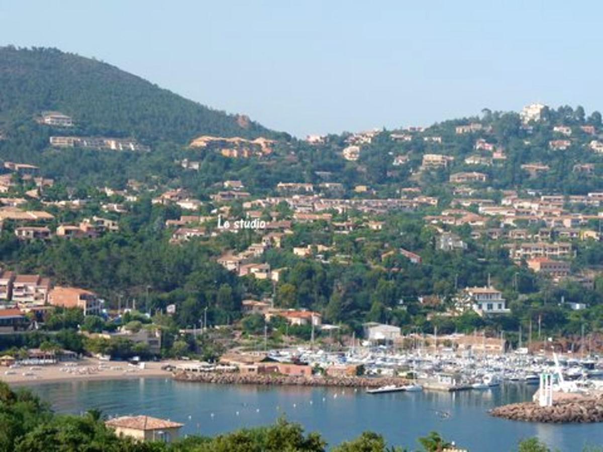 דירות Studio A Theoule Sur Mer A 400 M De La Plage Avec Vue Sur La Mer Terrasse Amenagee Et Wifi מראה חיצוני תמונה